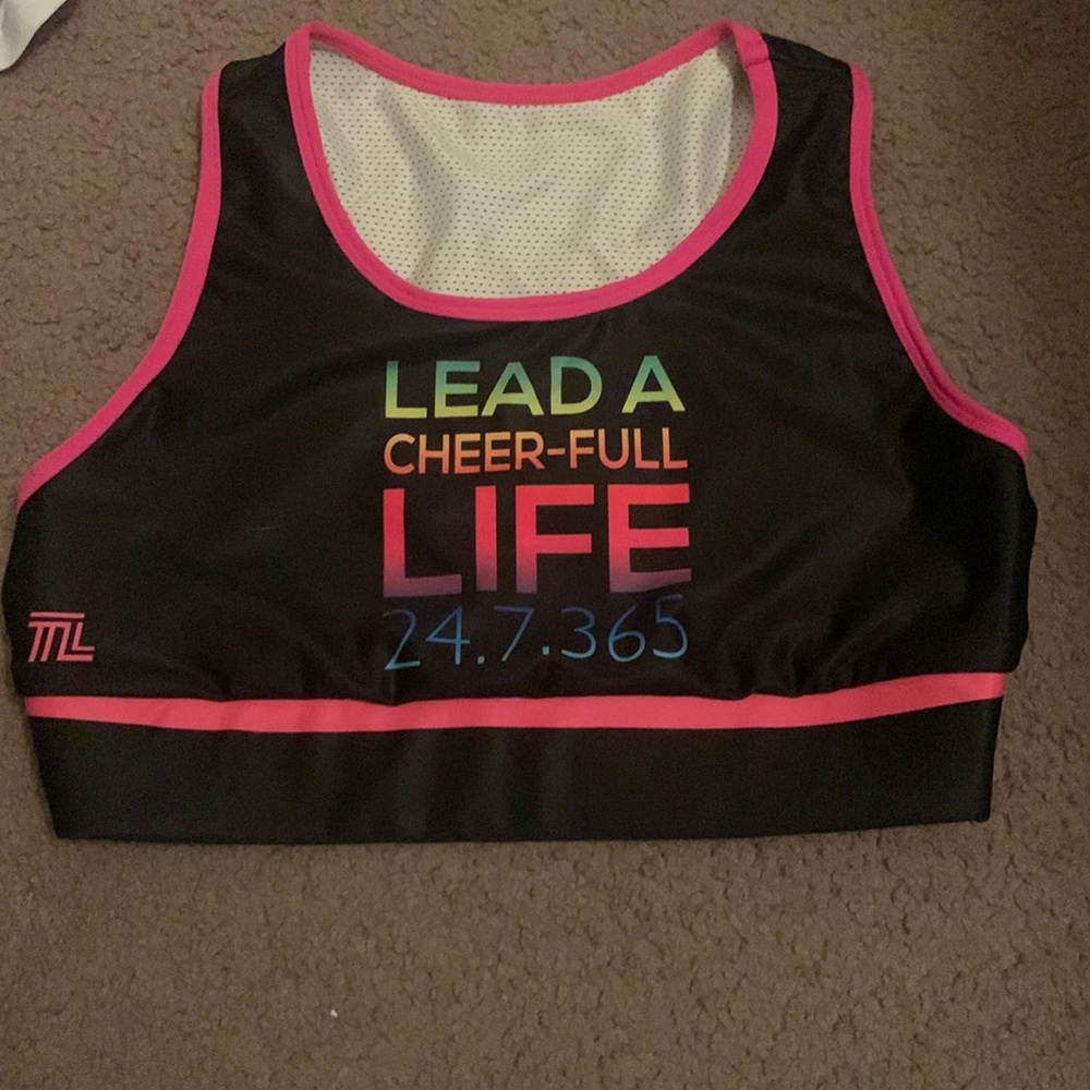 Cheer sports bra short set